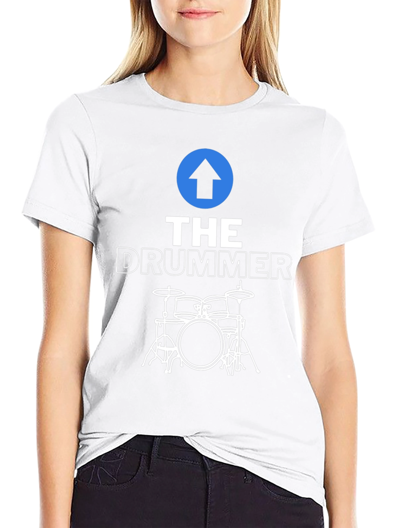 The Drummer Graphic Tee - Music Lover T-Shirt