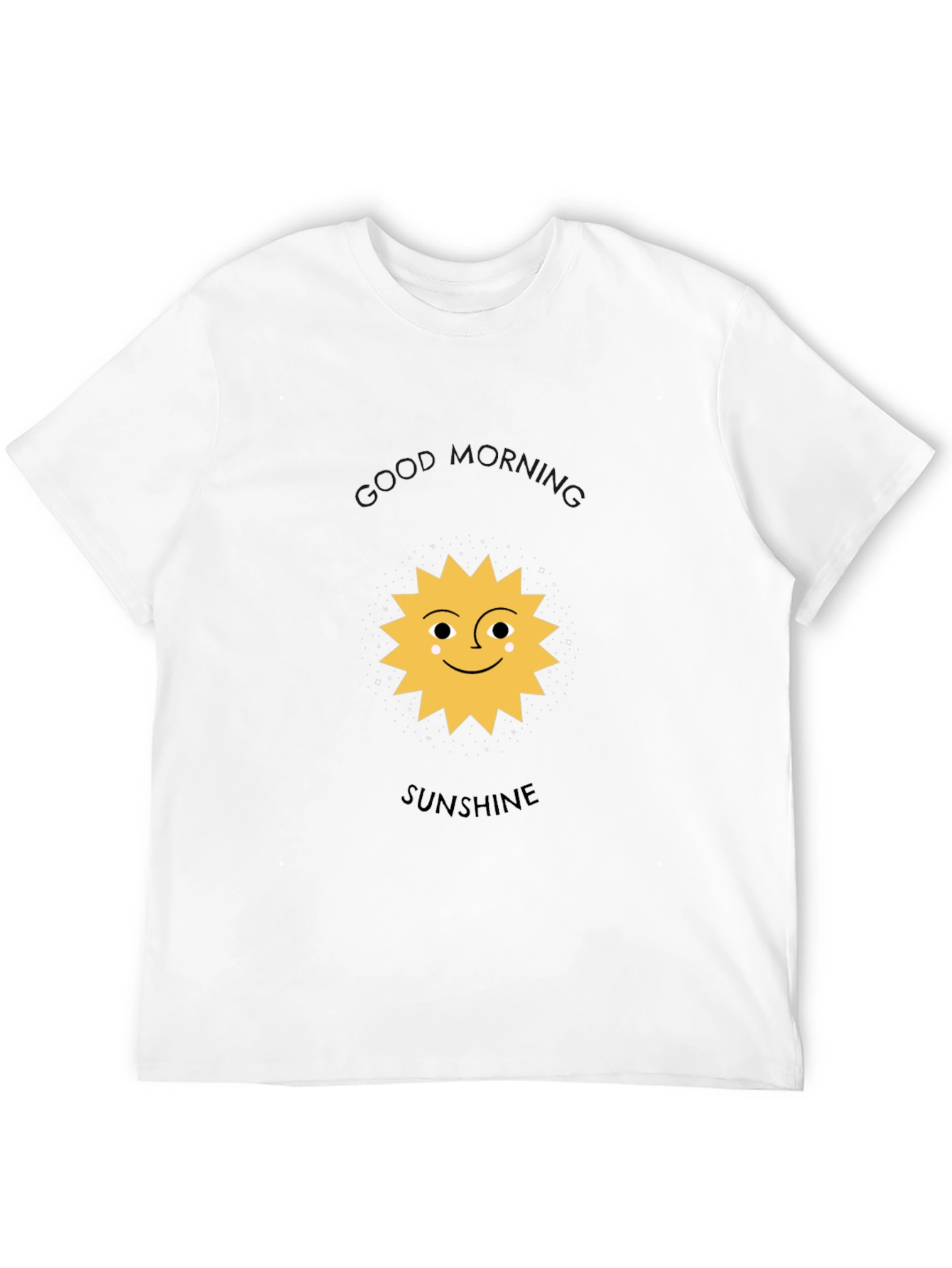 Sunshine Graphic Tee - Black Cotton Blend