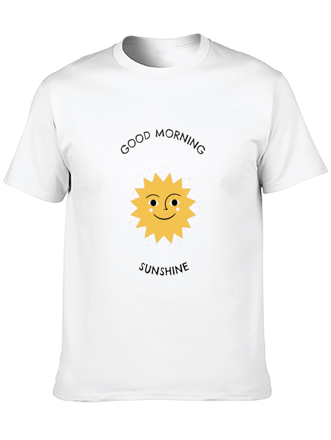 Sunshine Graphic Tee - Black Cotton Blend