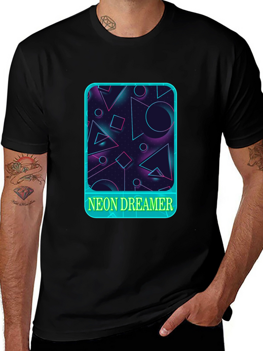 Neon Dreamer Graphic Tee - Retro Style