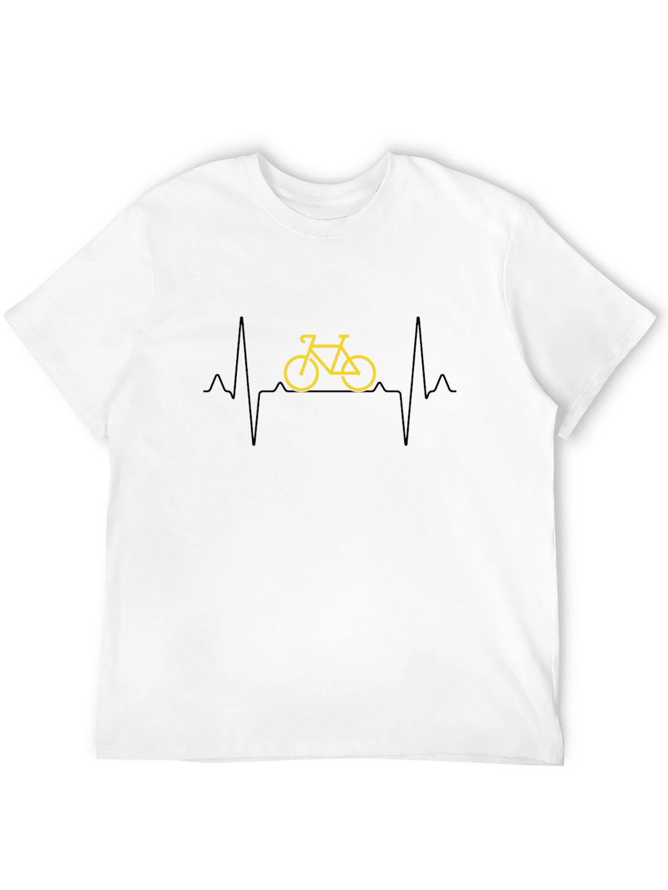 Bicycle Heartbeat Graphic T-Shirt - Cycling Life