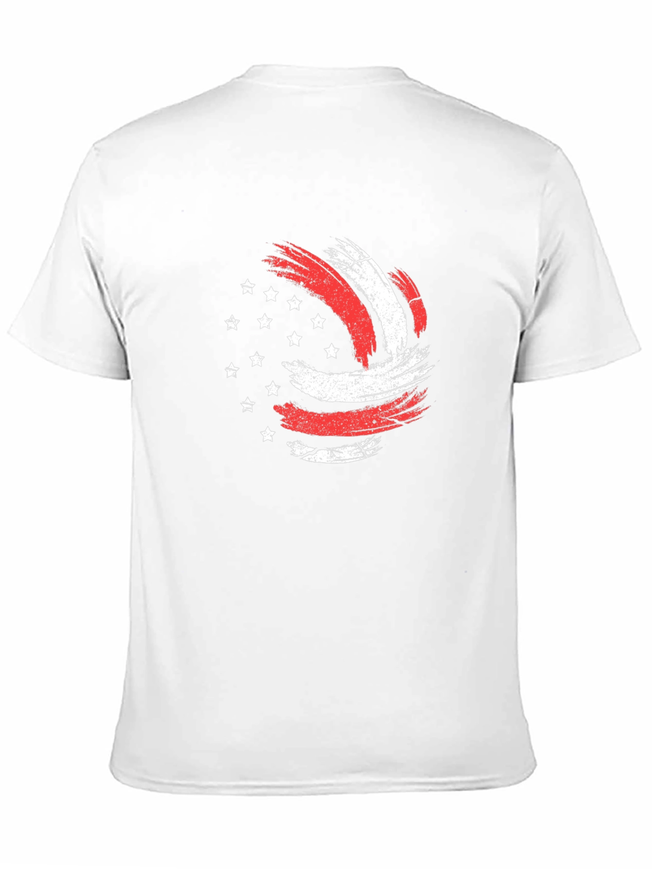 Patriotic Volleyball Graphic Tee - USA Pride