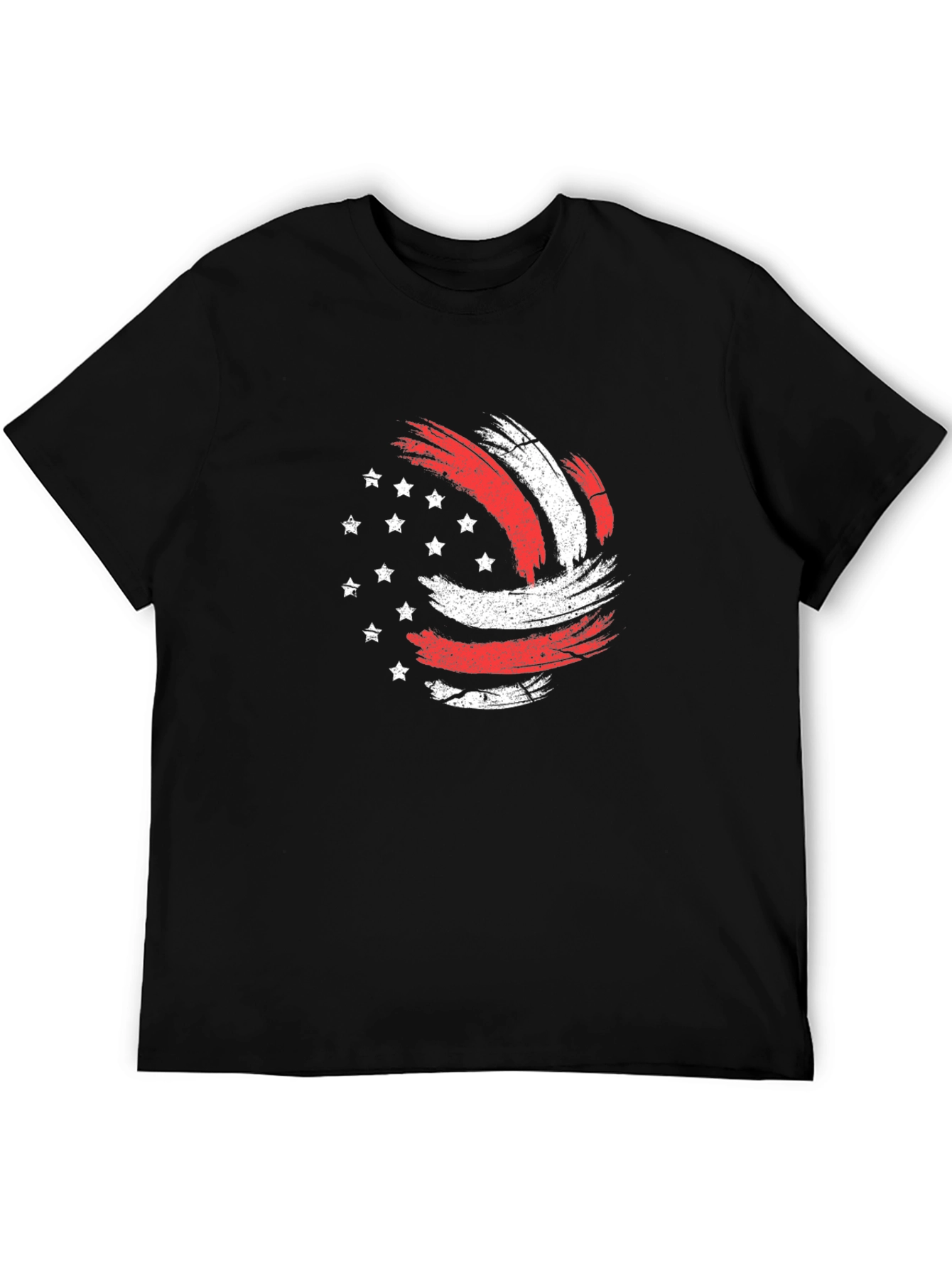 Patriotic Volleyball Graphic Tee - USA Pride