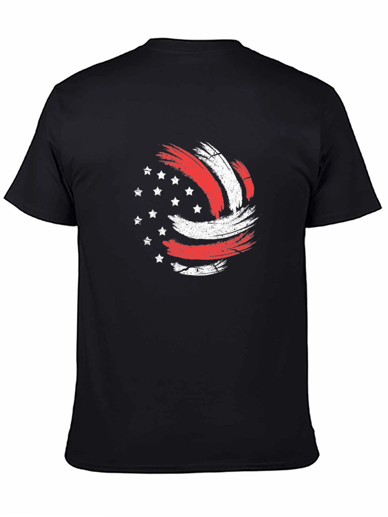 Patriotic Volleyball Graphic Tee - USA Pride