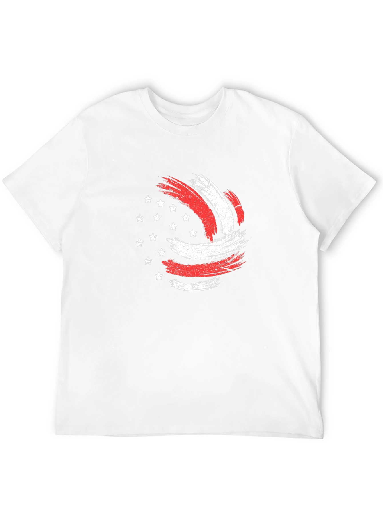 Patriotic Volleyball Graphic Tee - USA Pride