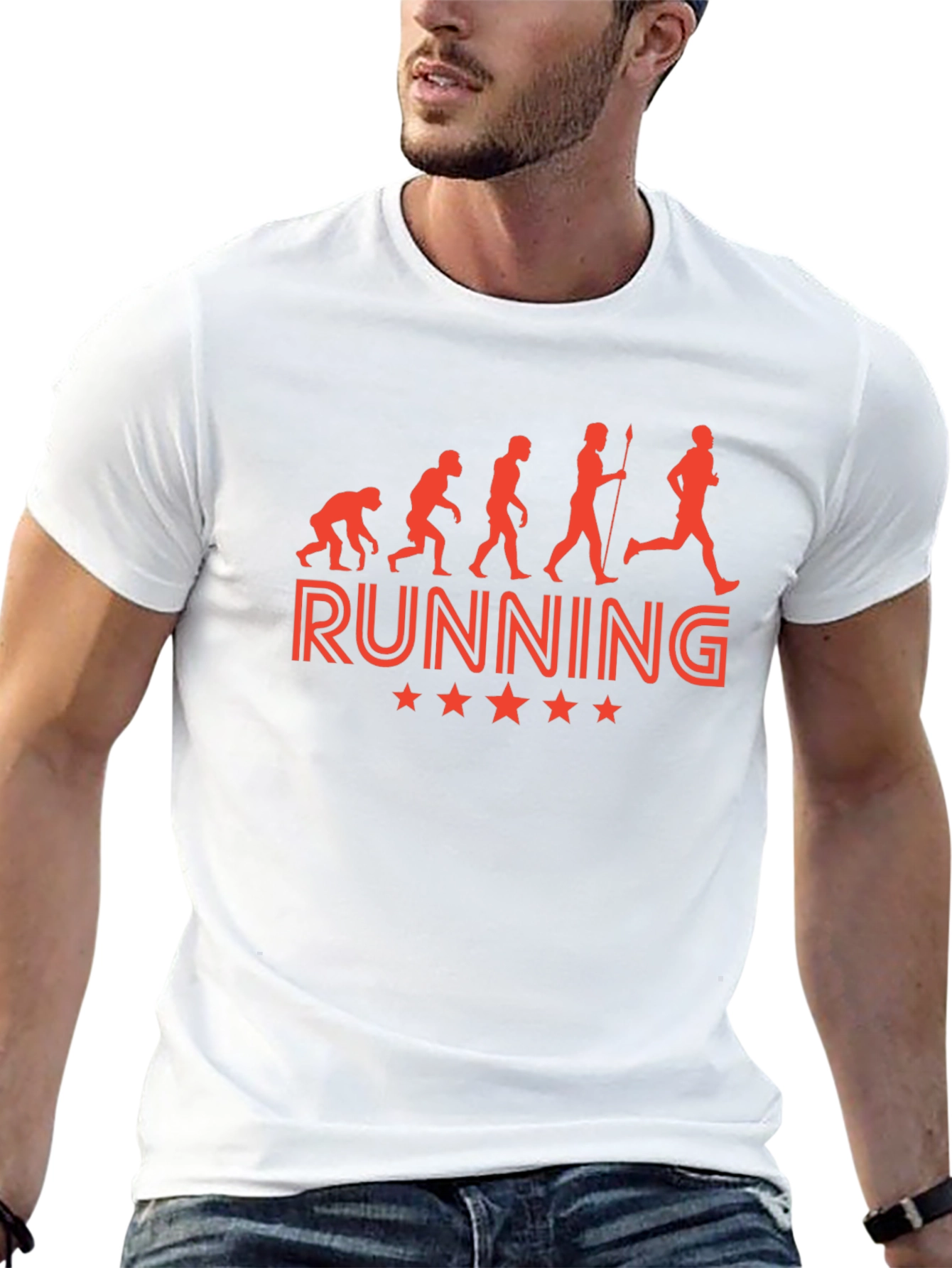Running Evolution Black T-Shirt