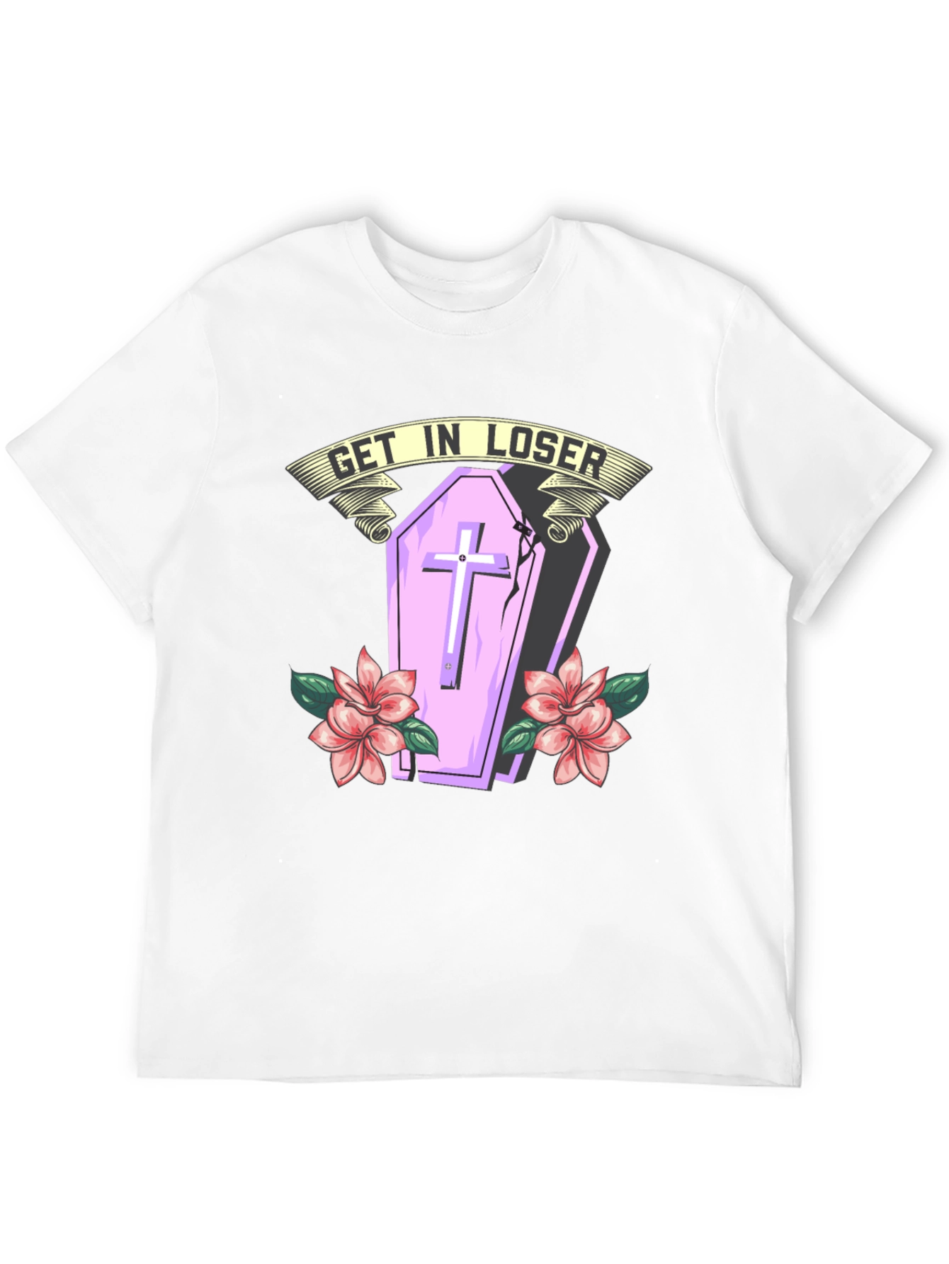 Get In Loser Coffin Tee