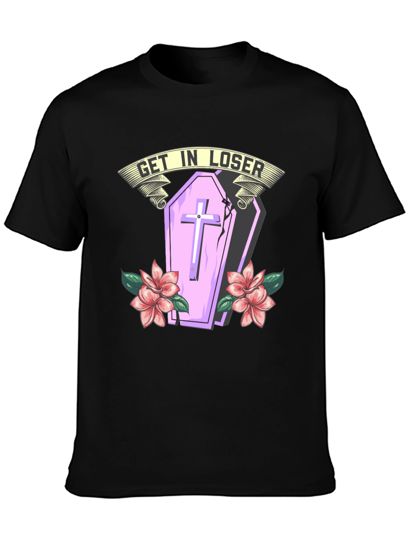 Get In Loser Coffin Tee
