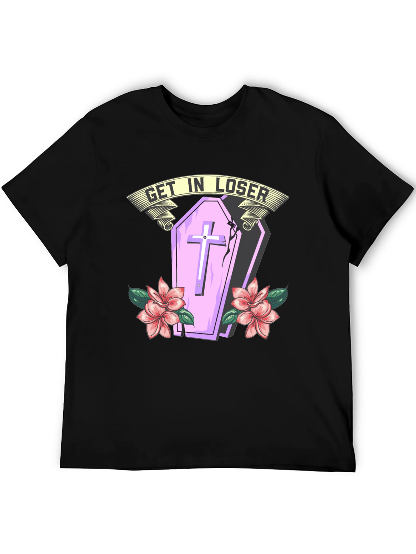 Get In Loser Coffin Tee