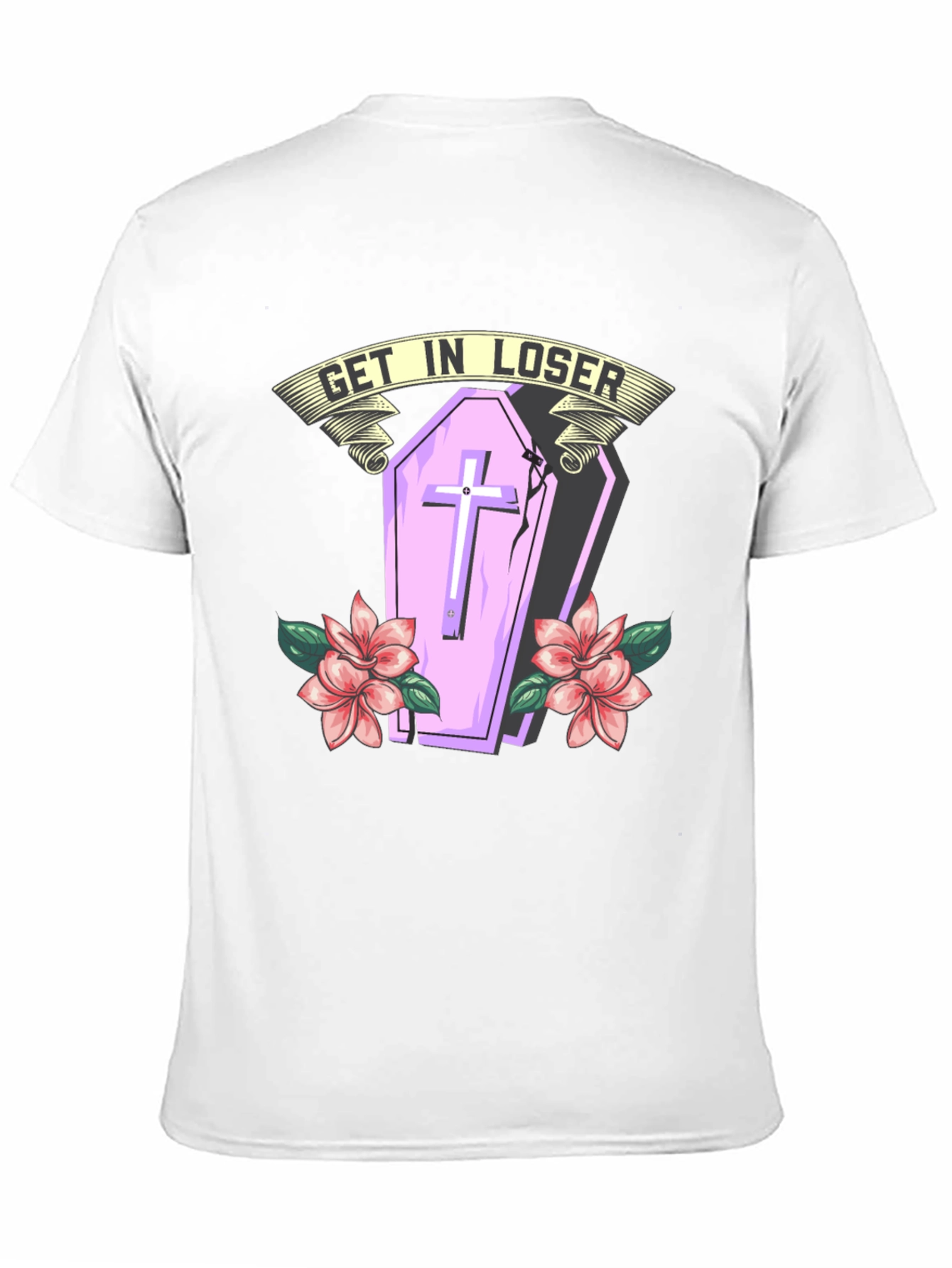Get In Loser Coffin Tee