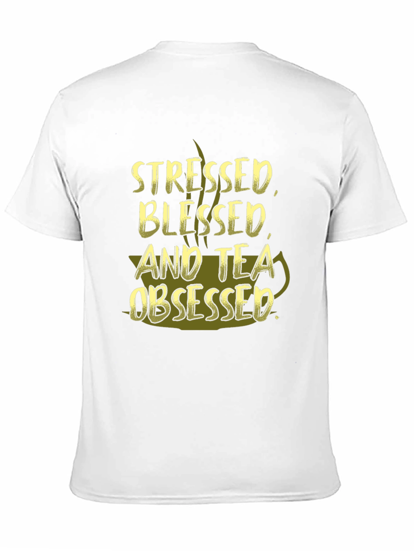Stressed Blessed and Tea Obsessed Graphic T-Shirt