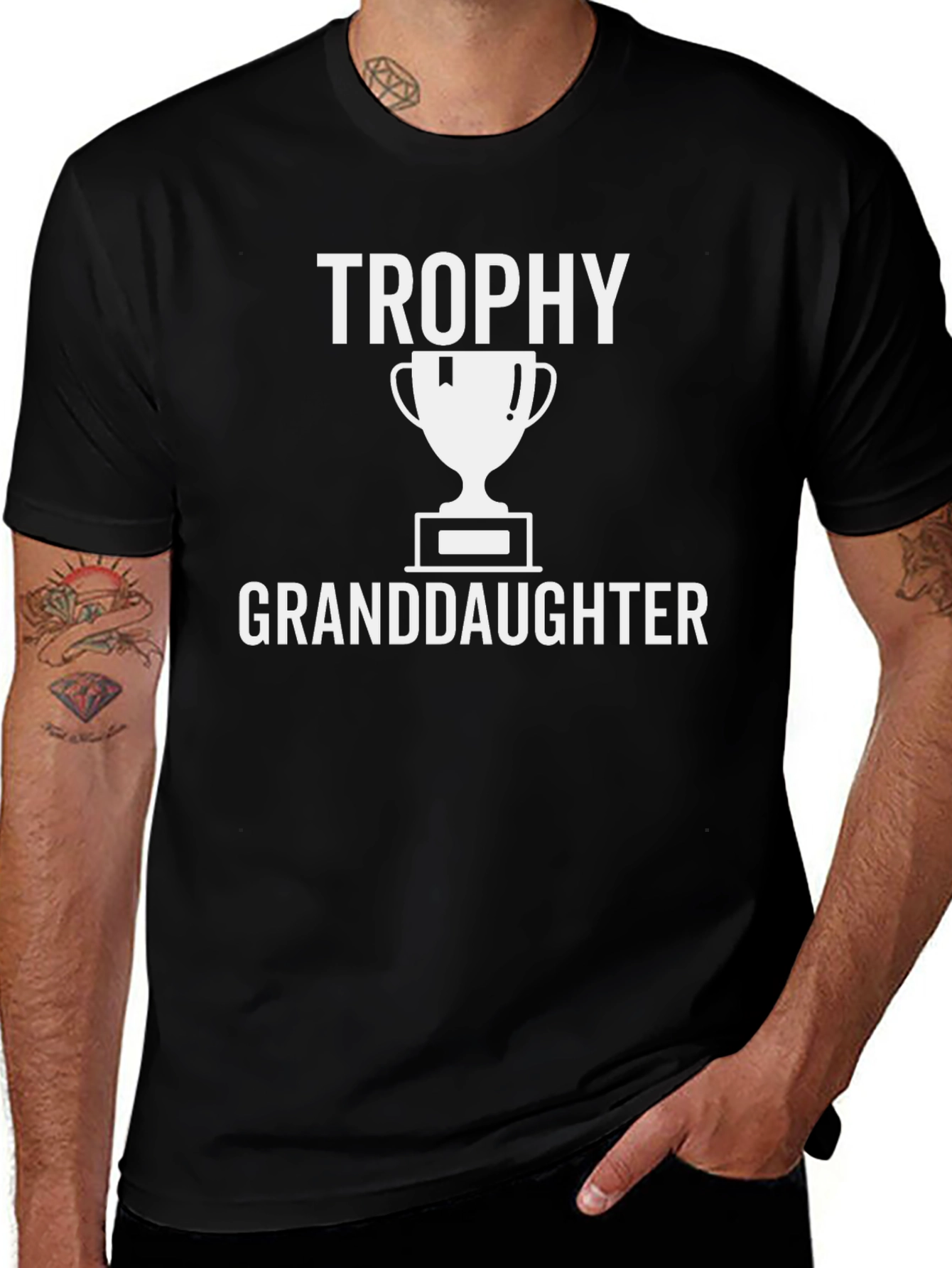 Trophy Granddaughter Graphic T-Shirt