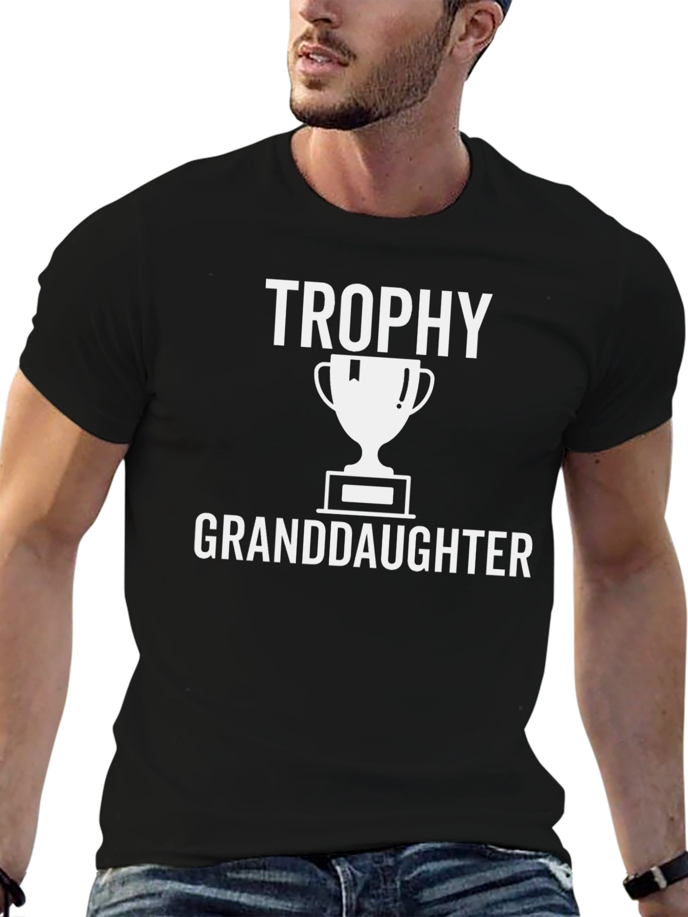 Trophy Granddaughter Graphic T-Shirt