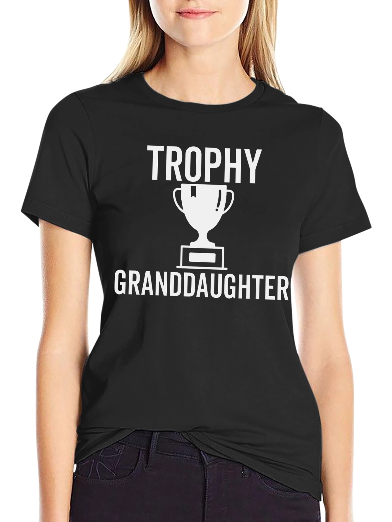Trophy Granddaughter Graphic T-Shirt