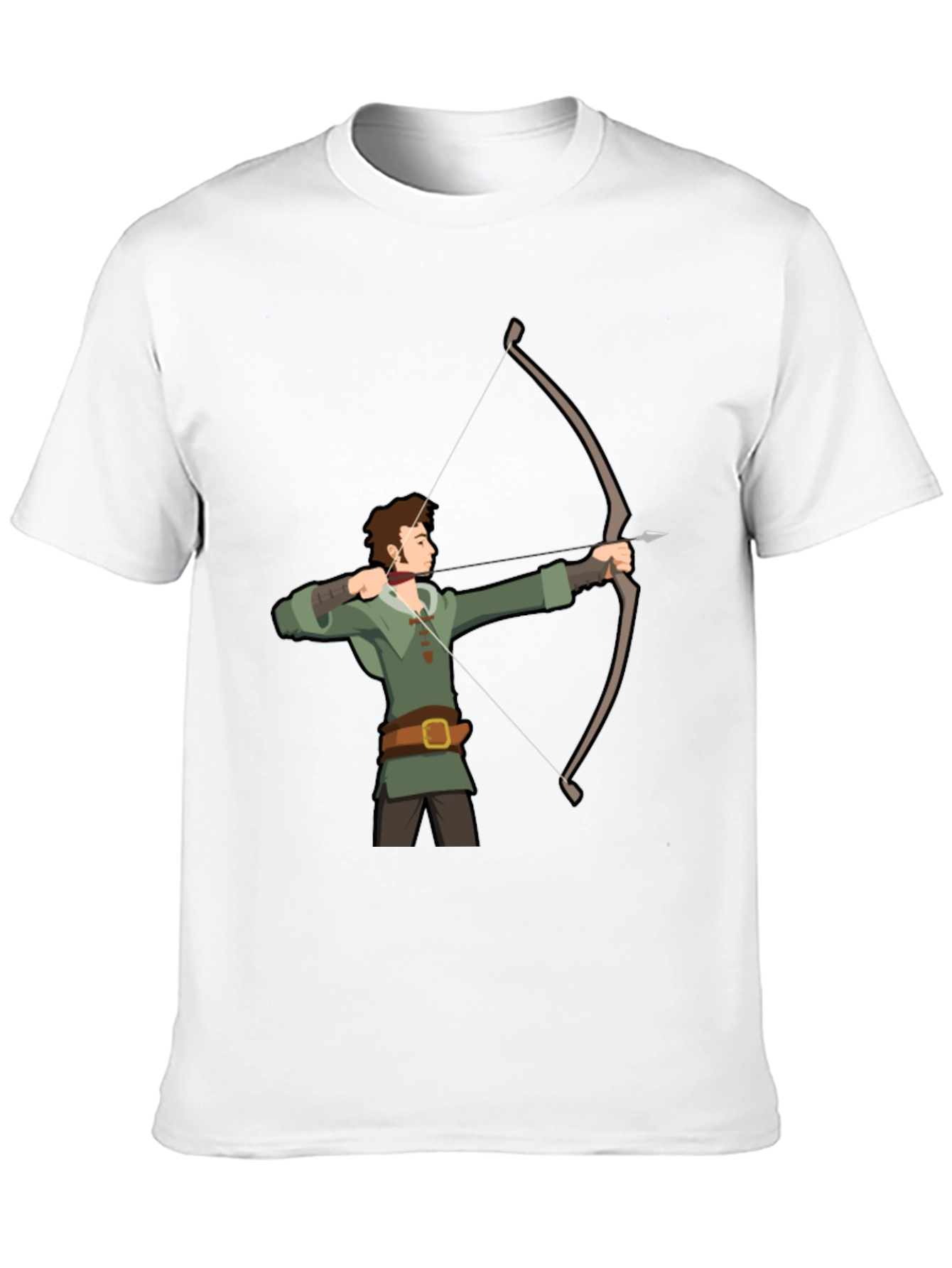 Archer Graphic T-Shirt - Black Cotton Tee