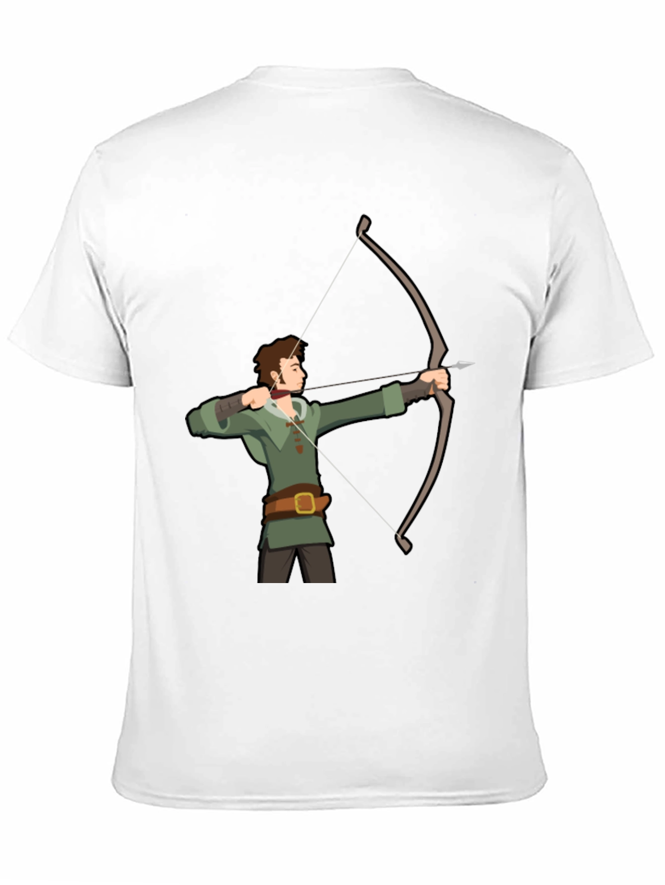 Archer Graphic T-Shirt - Black Cotton Tee