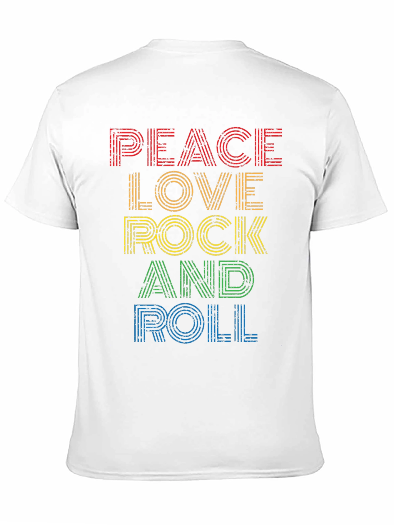 Peace Love Rock and Roll Graphic Tee