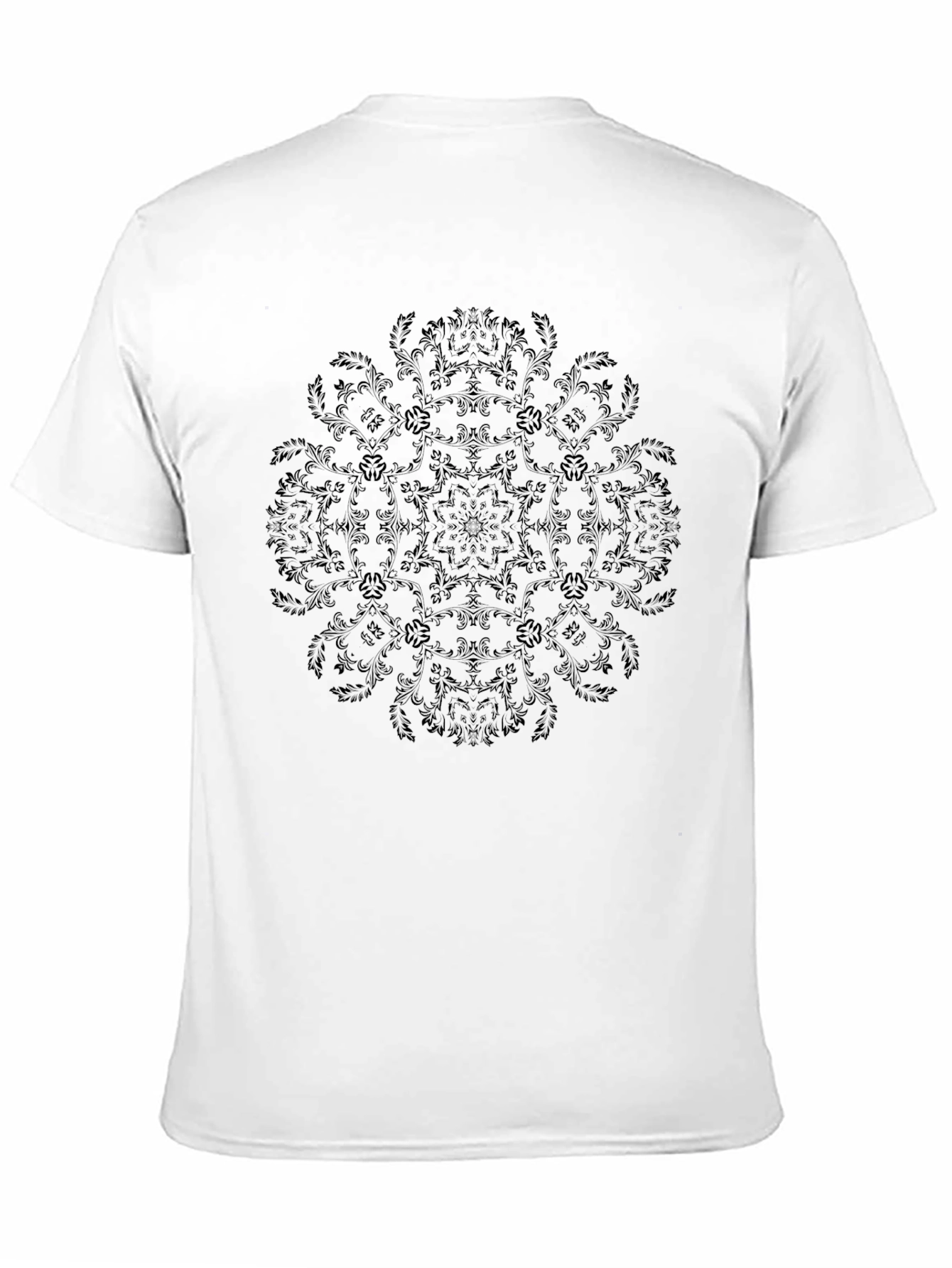Elegant Black Mandala Graphic T-Shirt
