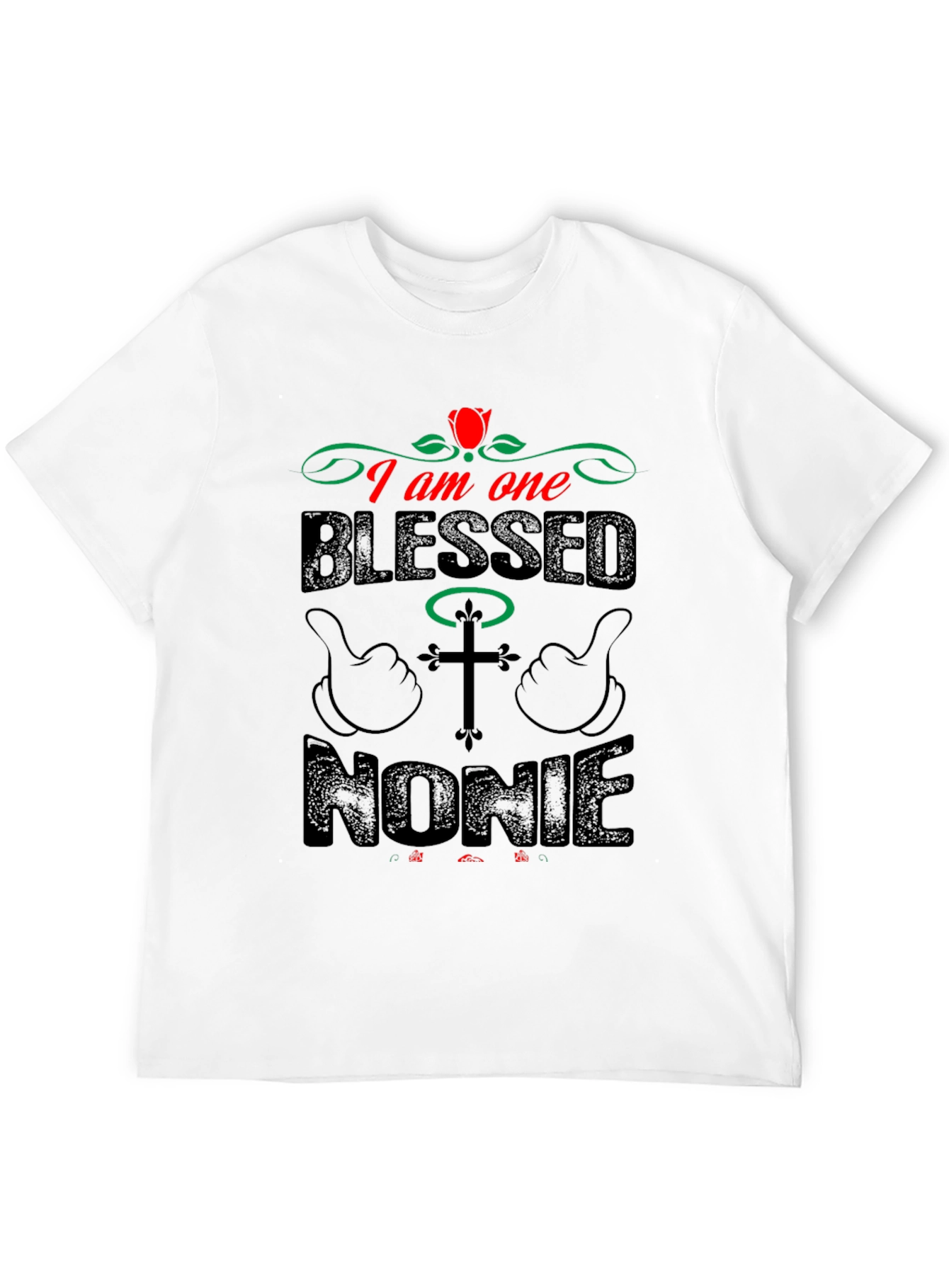 Blessed Nonie T-Shirt - Religious Family Gift