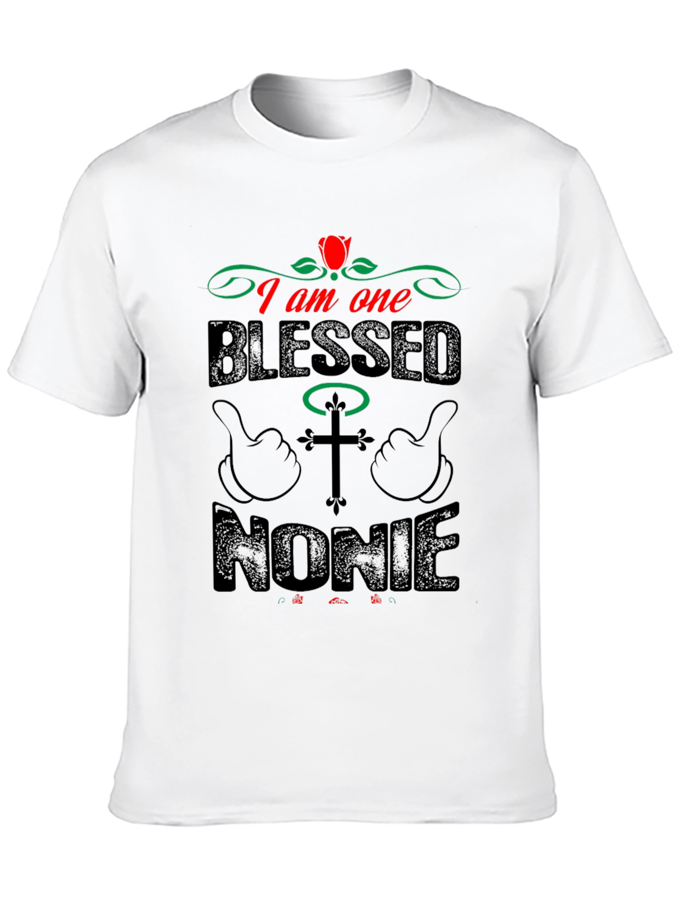 Blessed Nonie T-Shirt - Religious Family Gift