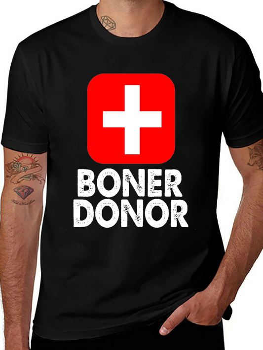 Funny Boner Donor Graphic Tee - Adult Humor T-Shirt