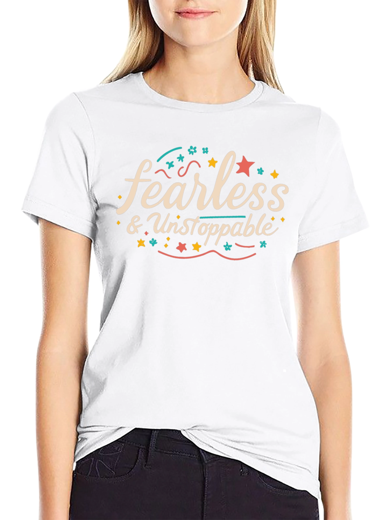 Fearless & Unstoppable Graphic T-Shirt