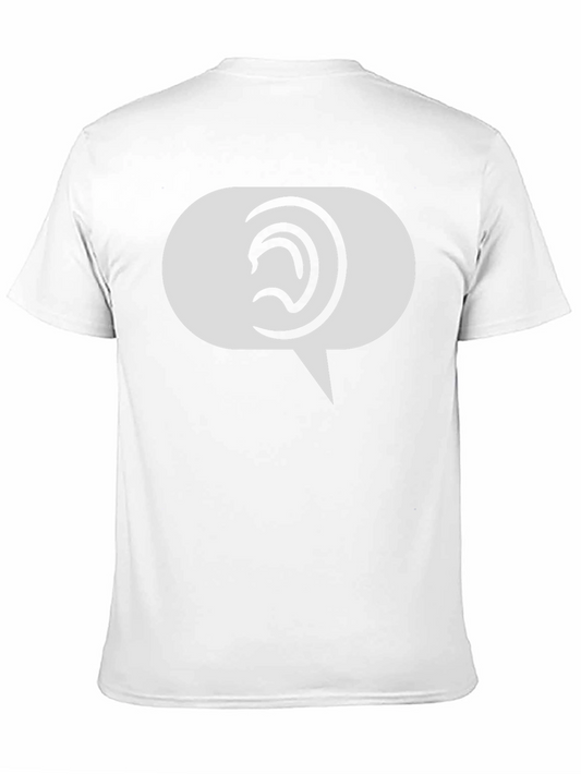 Listen Up T-Shirt - Speech Bubble Ear Graphic Tee