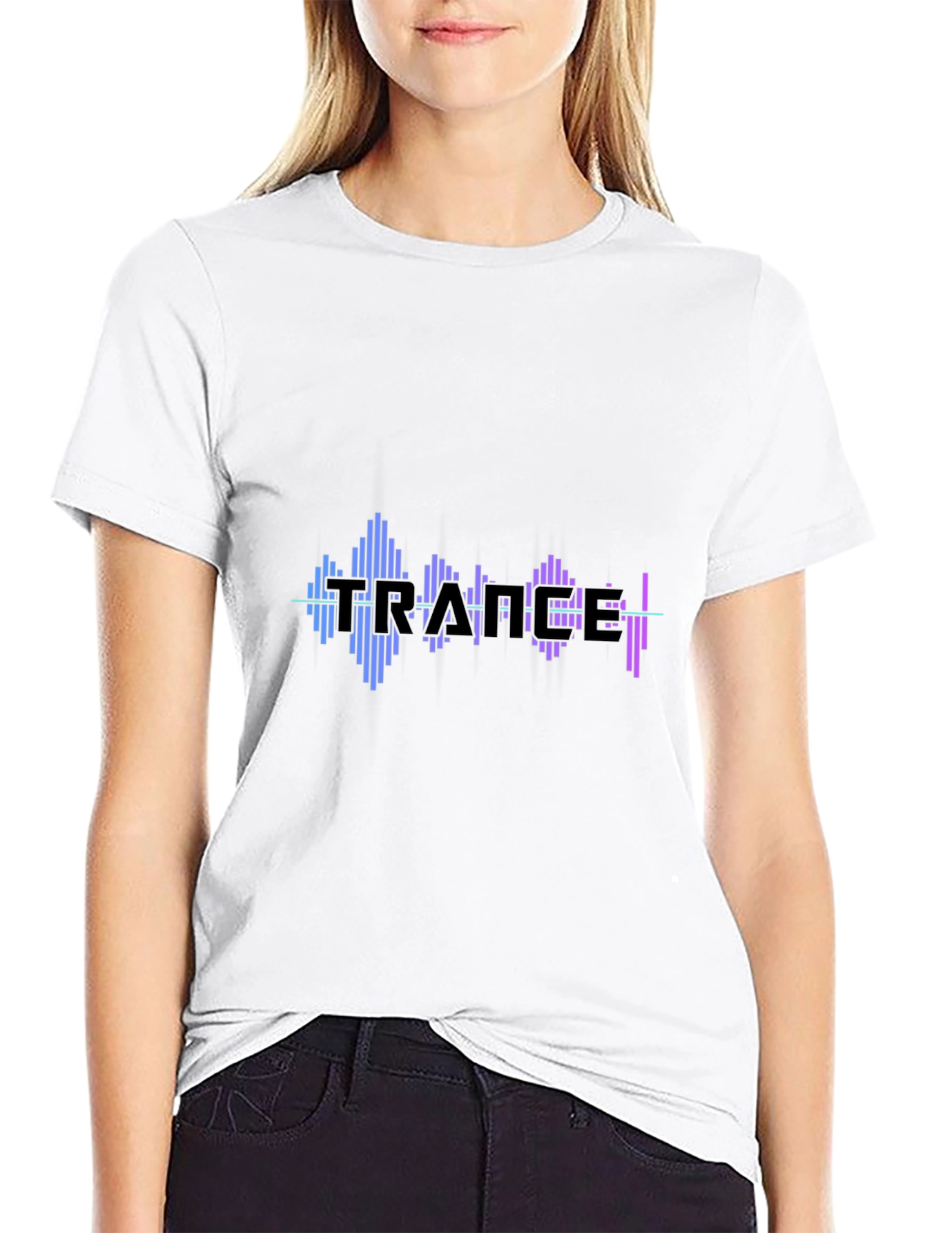 Trance Music Graphic Black T-Shirt