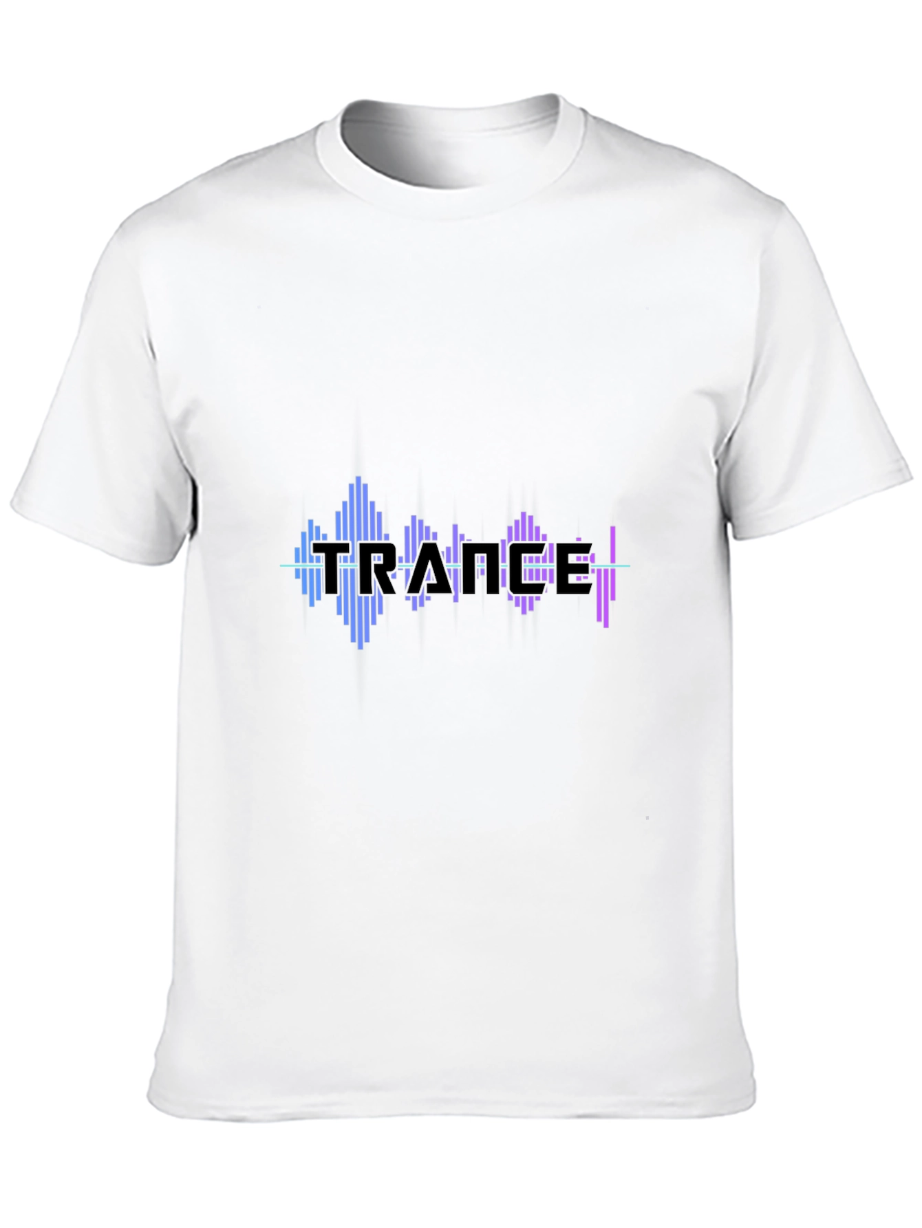 Trance Music Graphic Black T-Shirt