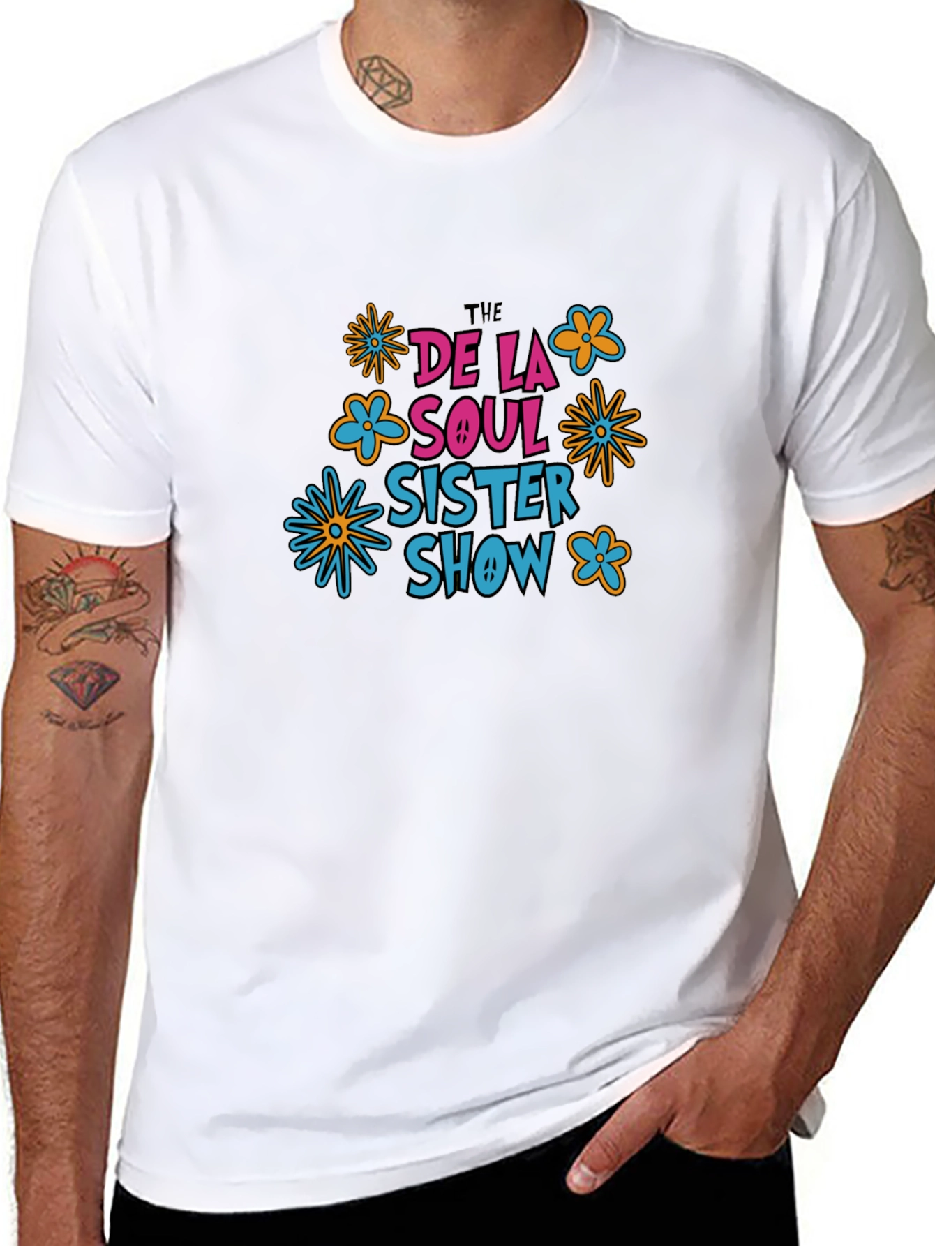 De La Soul Sister Show Black Graphic Tee
