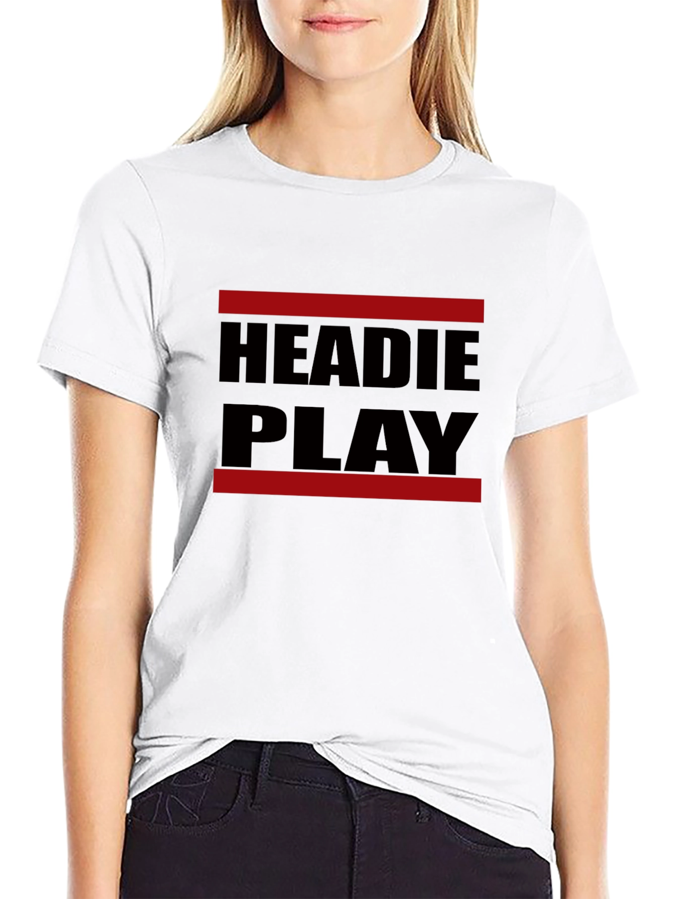 Headie Play Graphic T-Shirt - Black
