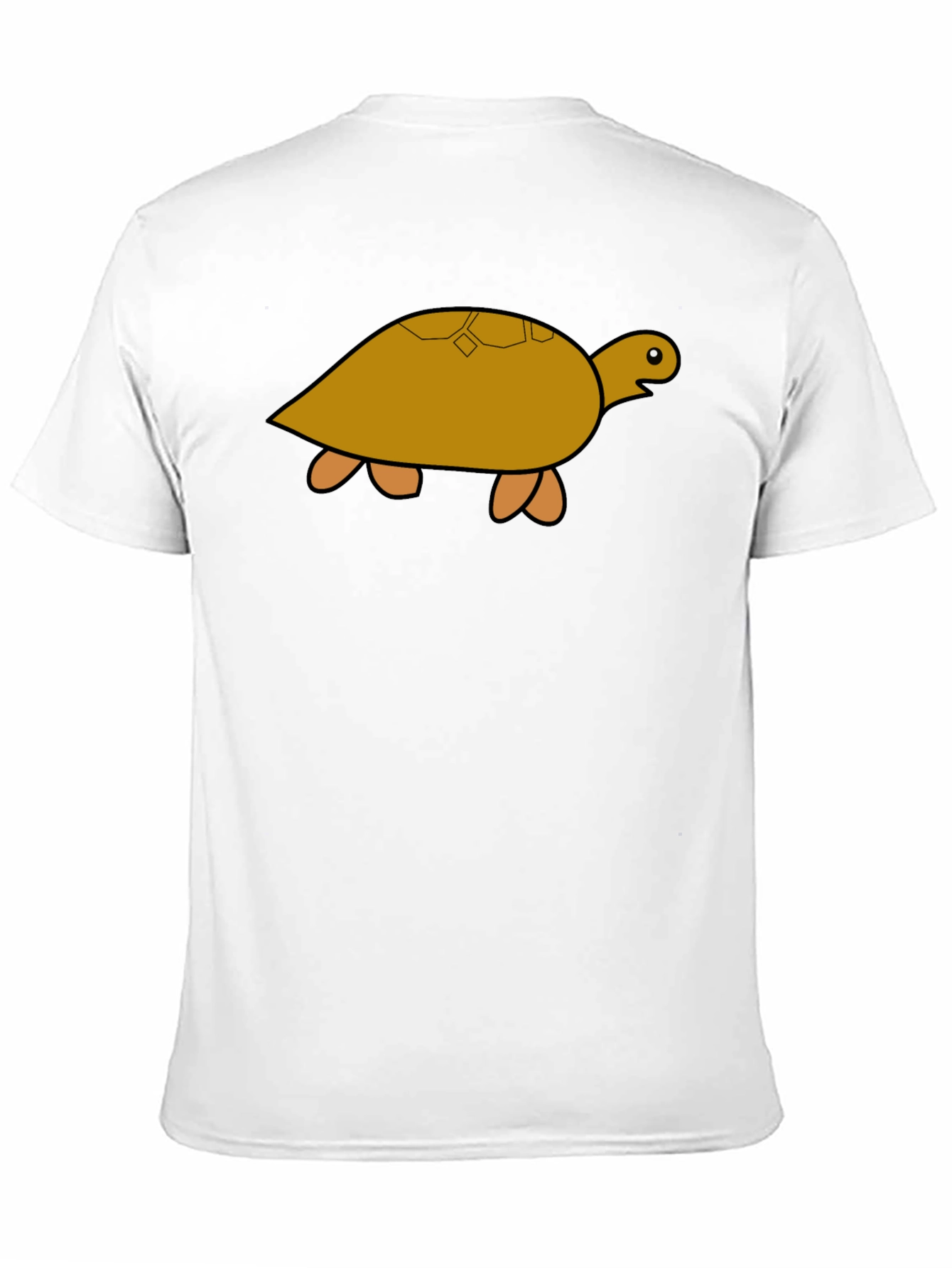 Turtle Graphic T-Shirt - Black Cotton Tee