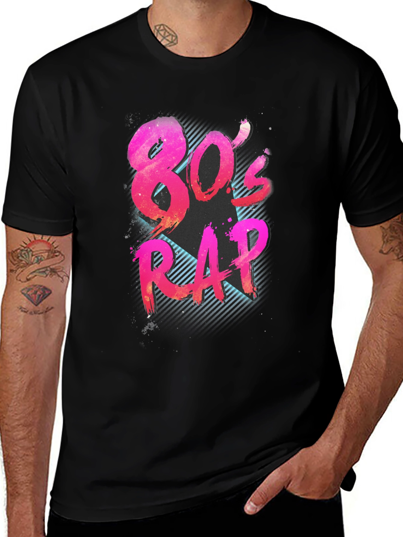 80s Rap Retro Graphic Tee
