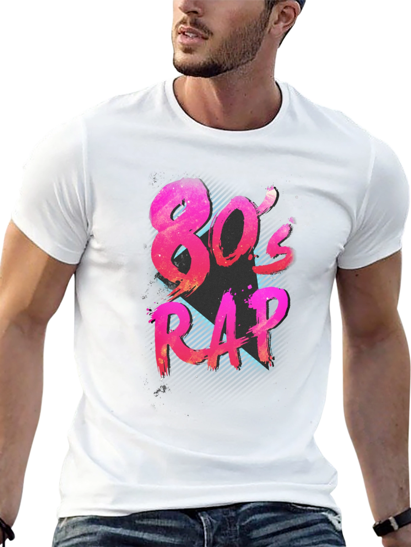 80s Rap Retro Graphic Tee