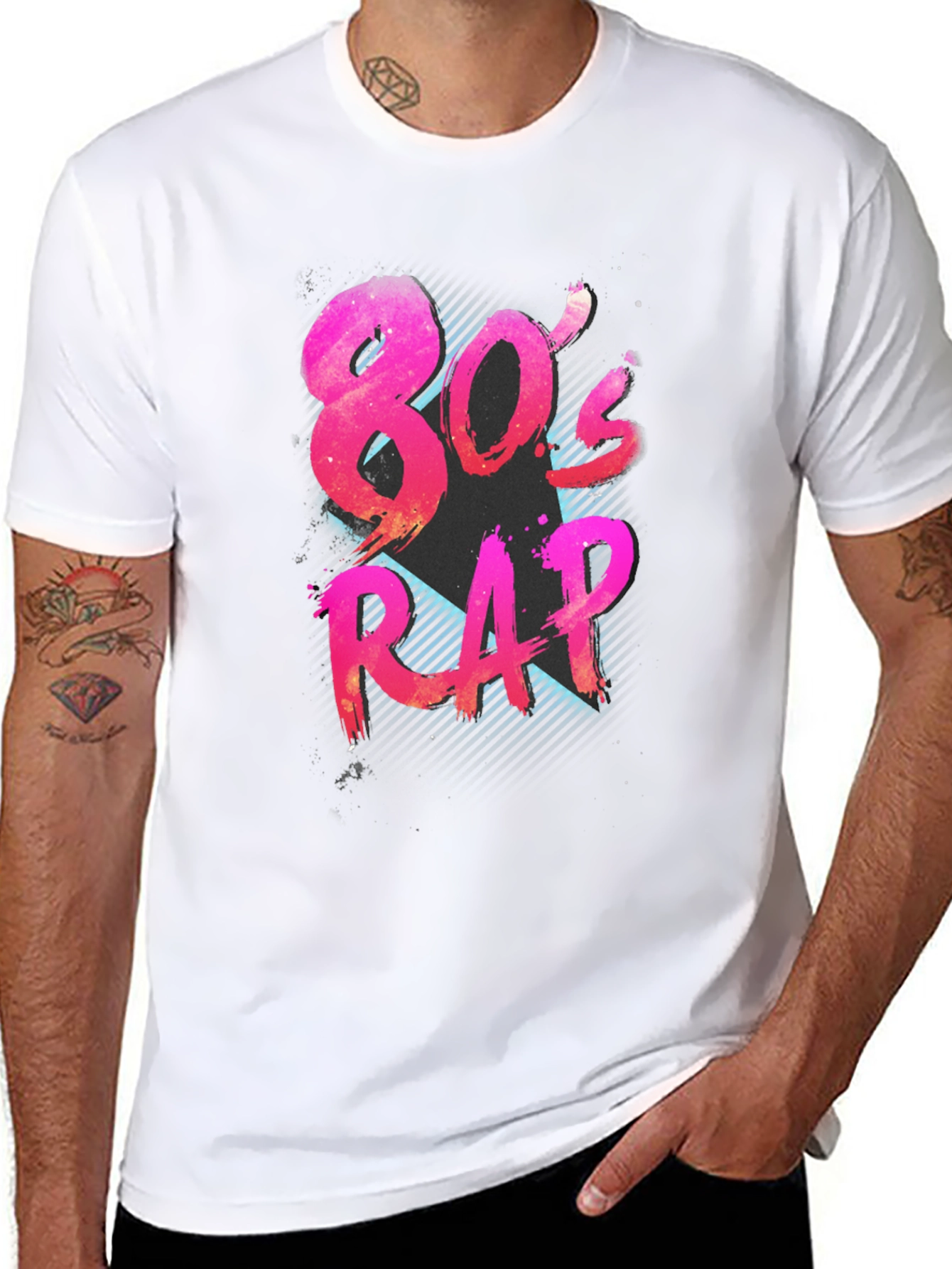 80s Rap Retro Graphic Tee