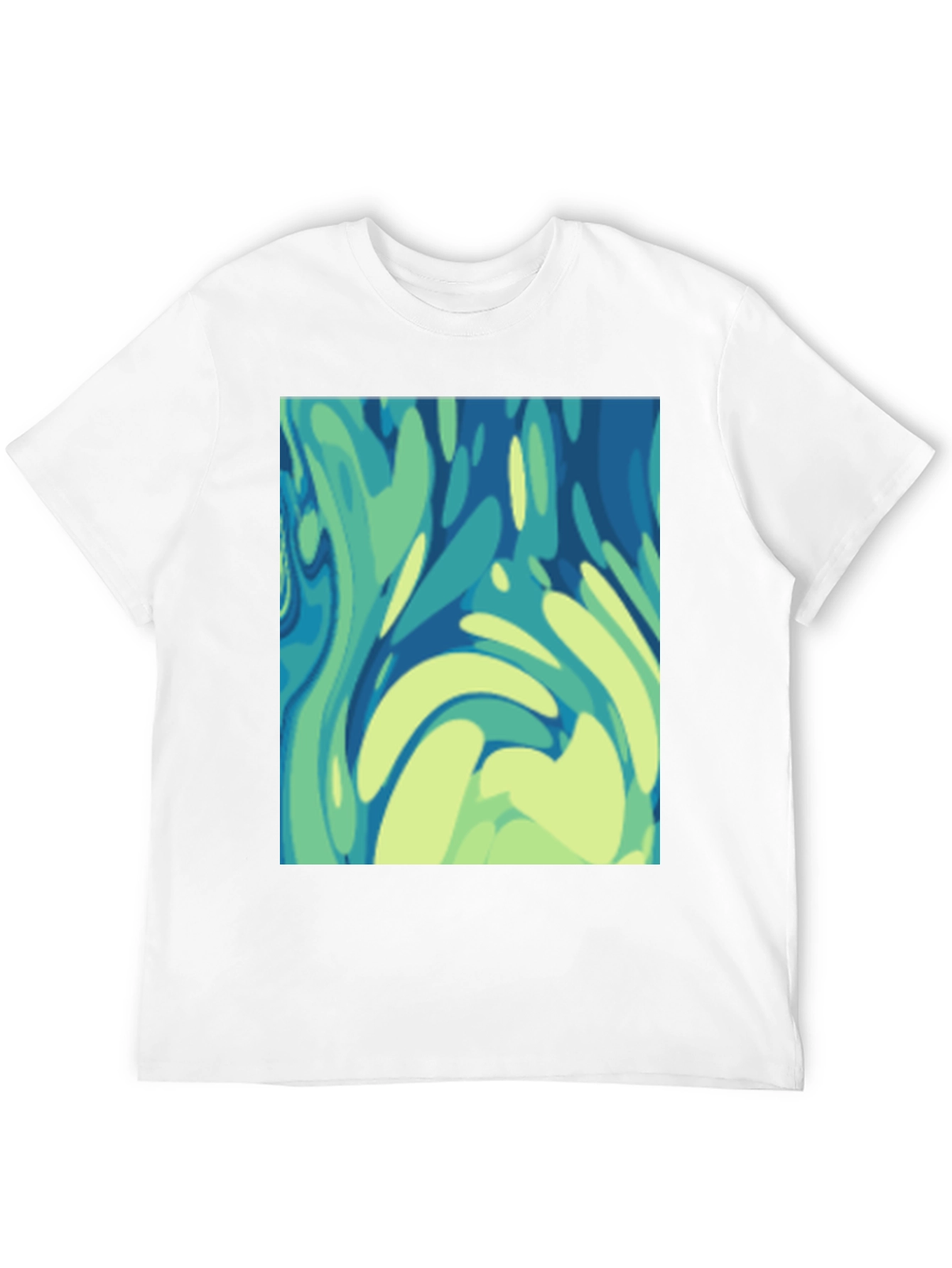 Abstract Art Graphic Tee - Modern Style