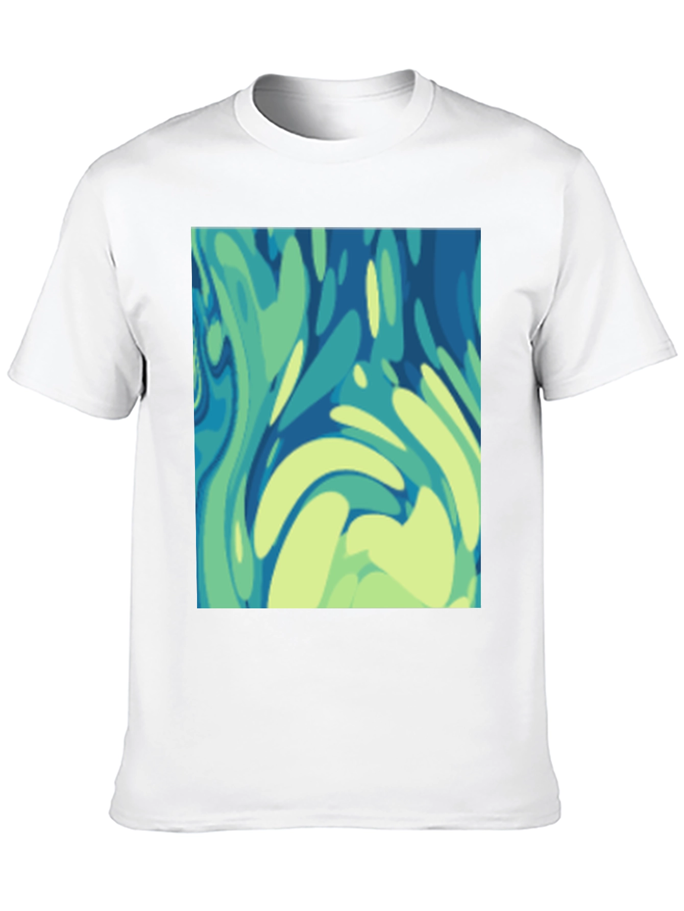 Abstract Art Graphic Tee - Modern Style