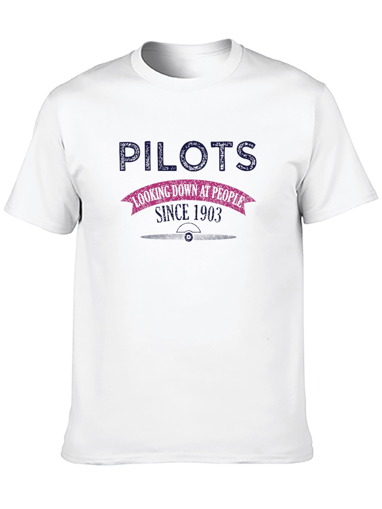Pilots Looking Down At People Graphic T-Shirt
