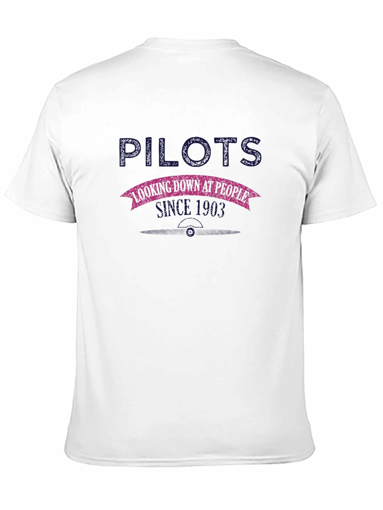 Pilots Looking Down At People Graphic T-Shirt