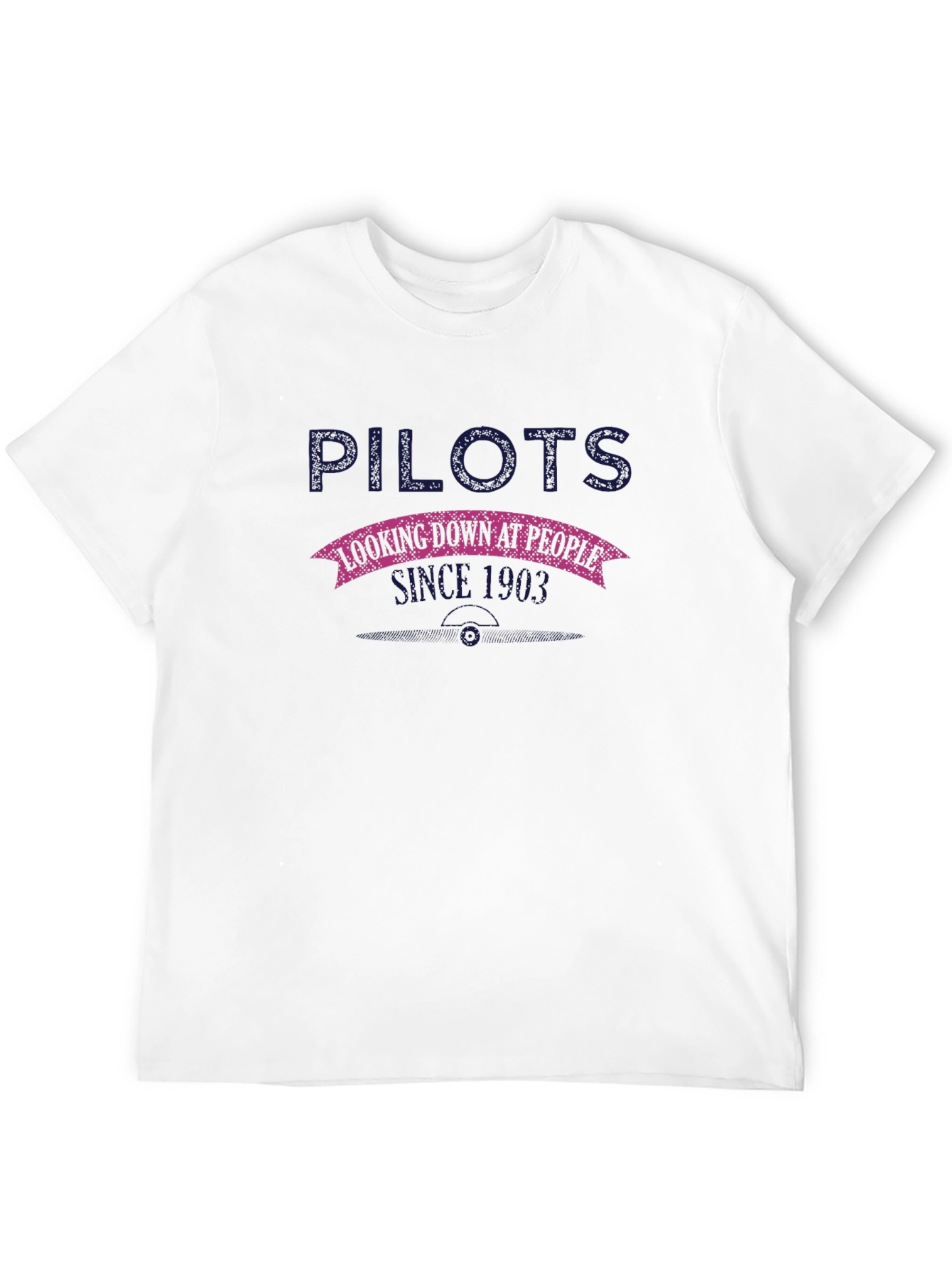 Pilots Looking Down At People Graphic T-Shirt