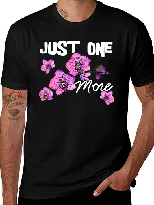 Just One More Orchid T-Shirt Floral Tee