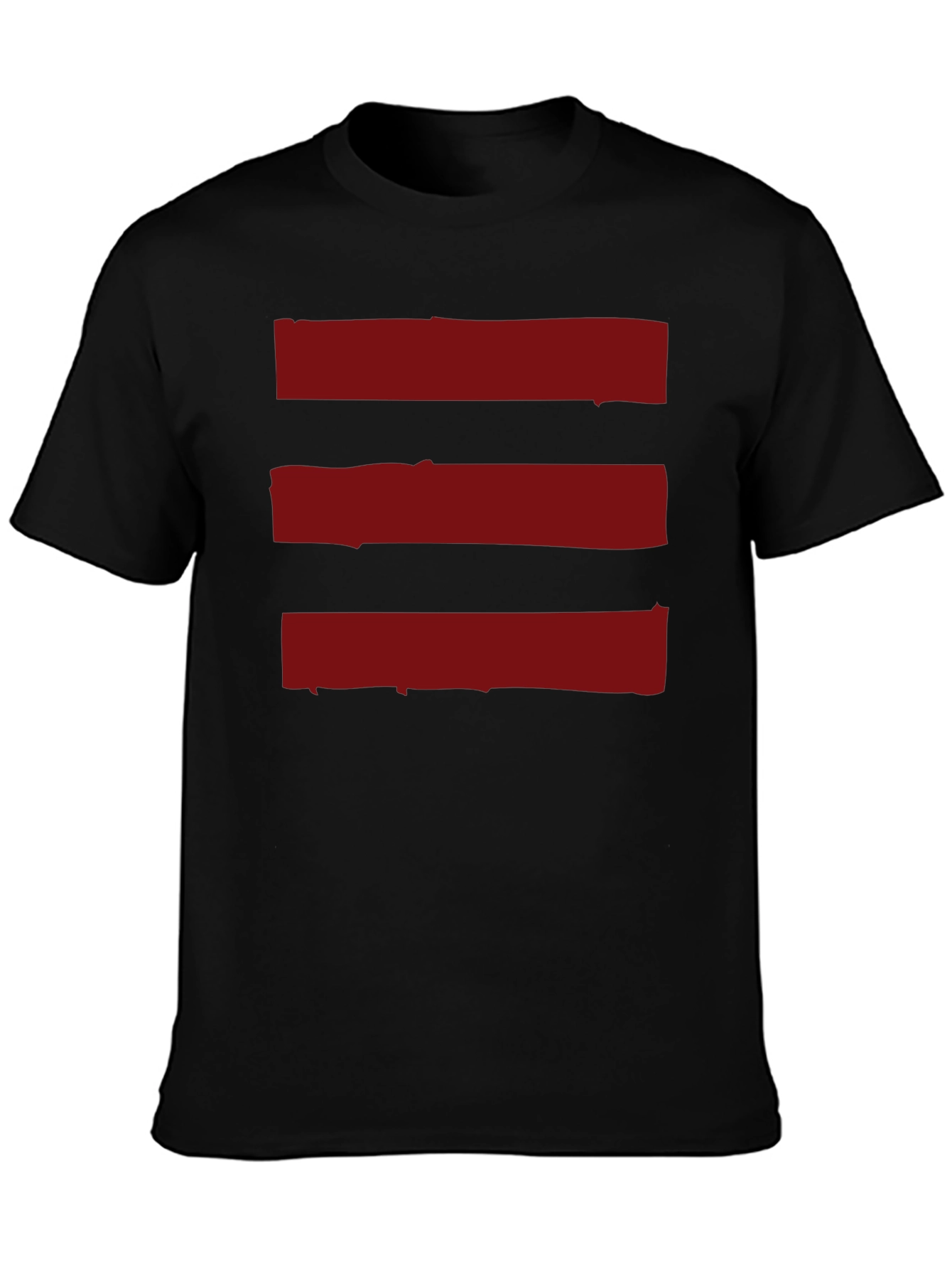 Red Stripes Graphic Tee - Casual Comfort
