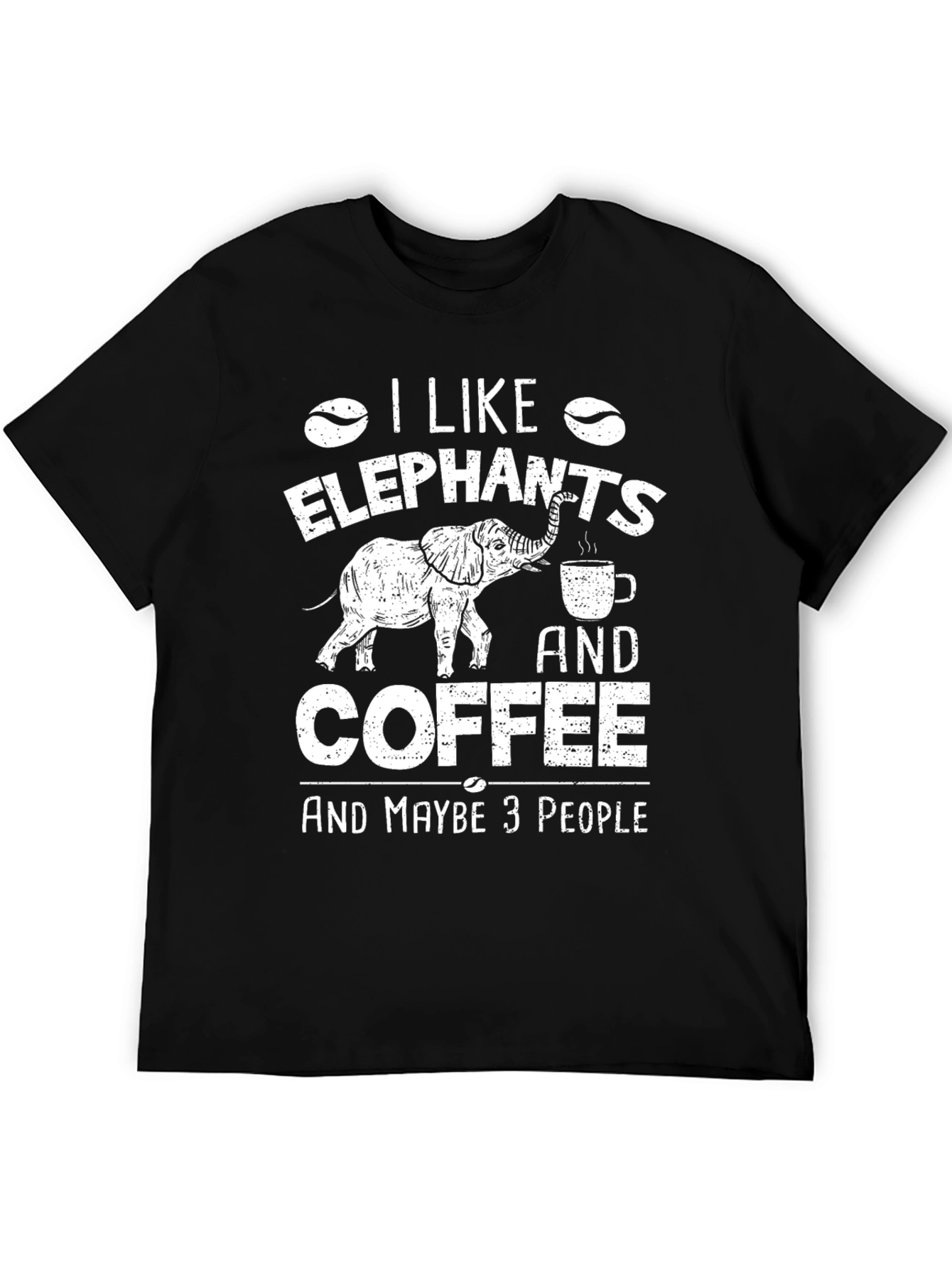 I Like Elephants and Coffee T-Shirt
