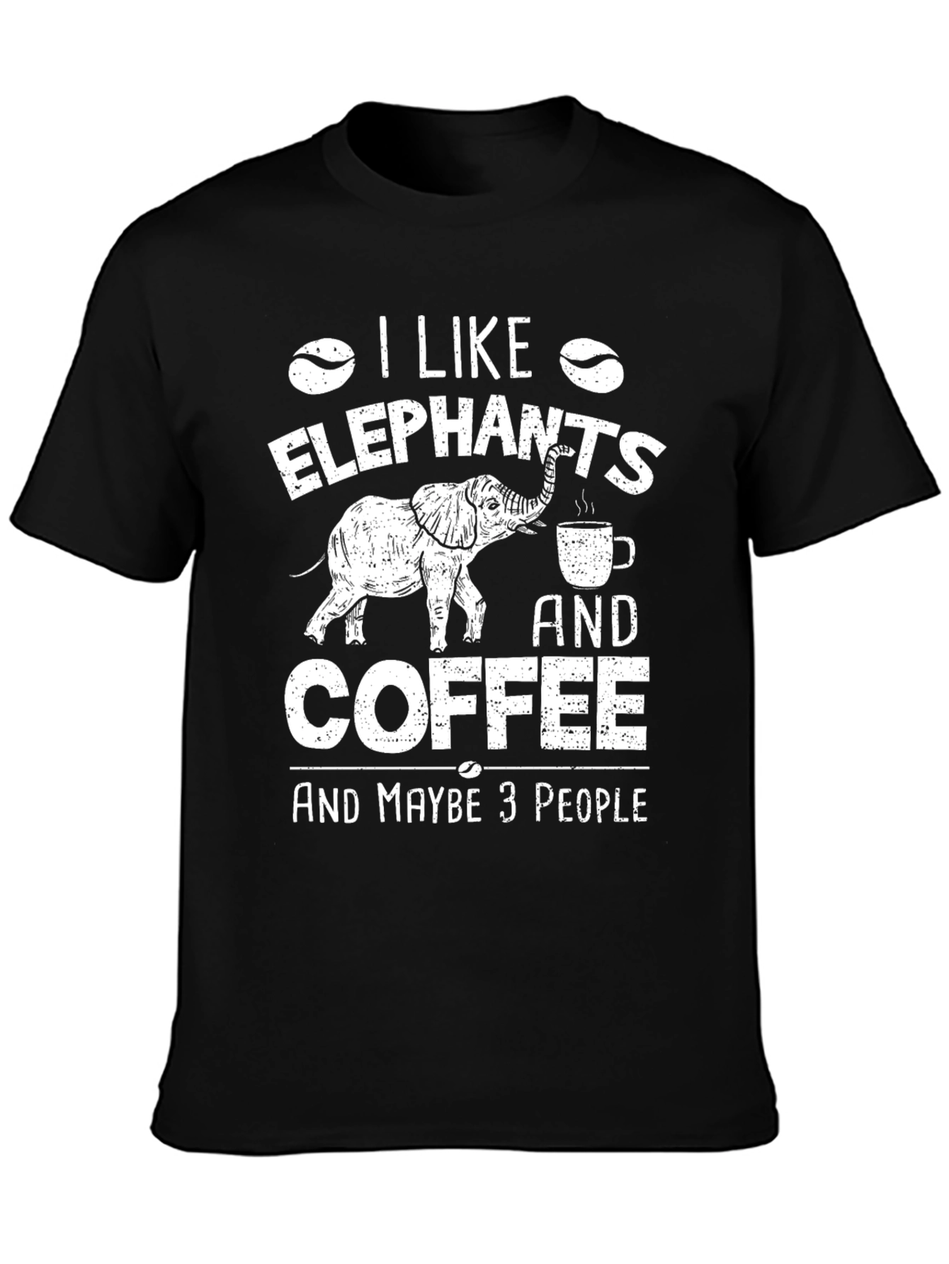 I Like Elephants and Coffee T-Shirt