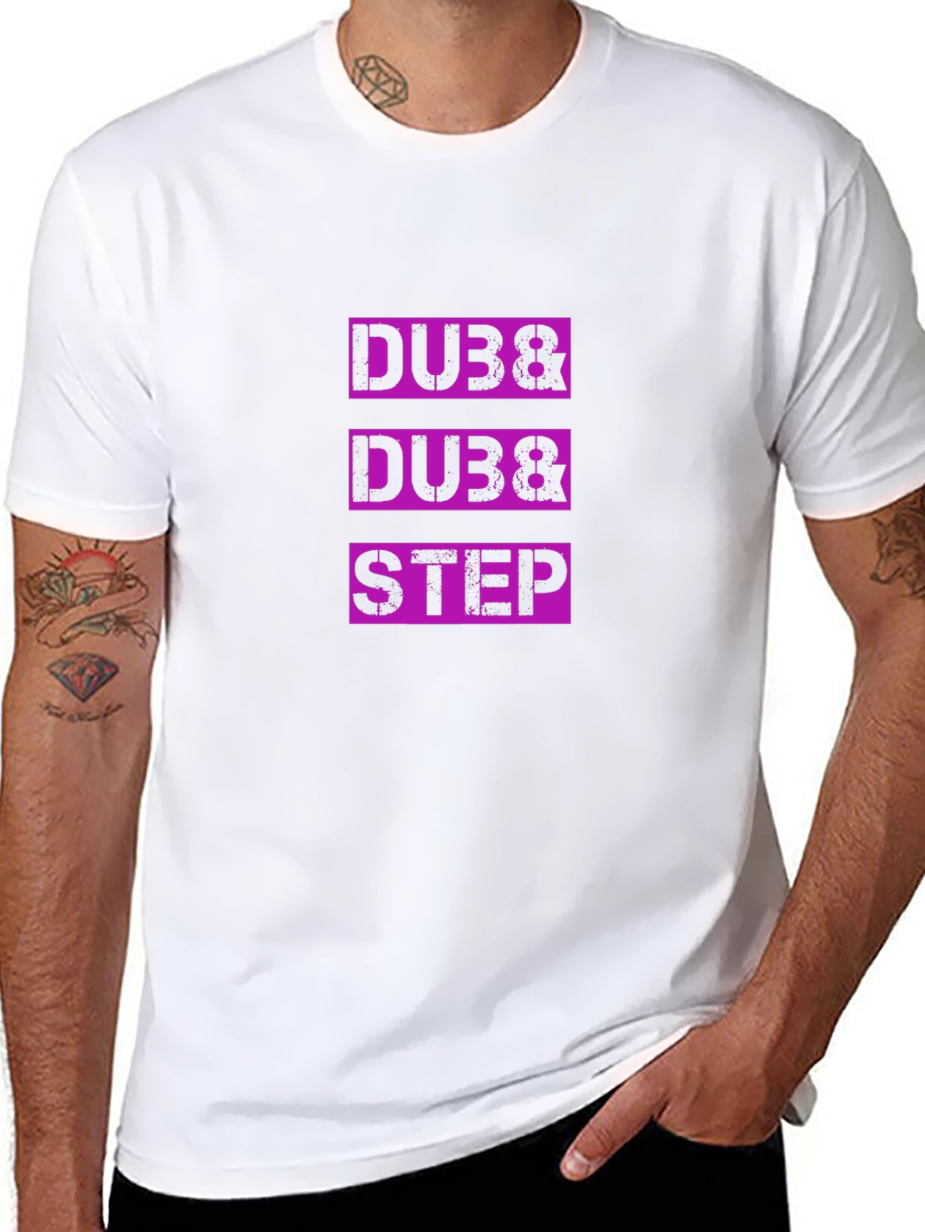 Dubstep T-Shirt -  Mens Black Graphic Tee