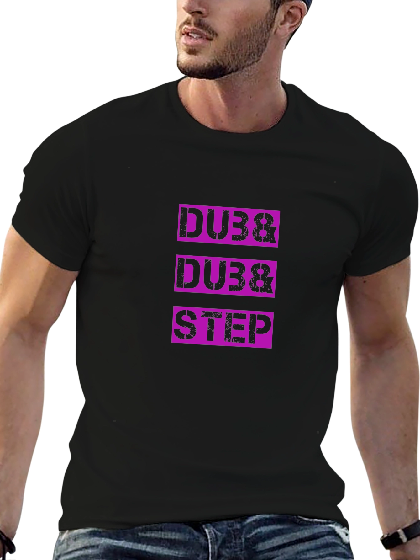 Dubstep T-Shirt -  Mens Black Graphic Tee