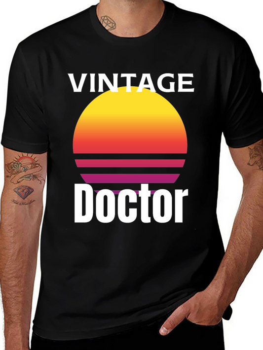 Vintage Doctor Graphic Tee - Retro Style