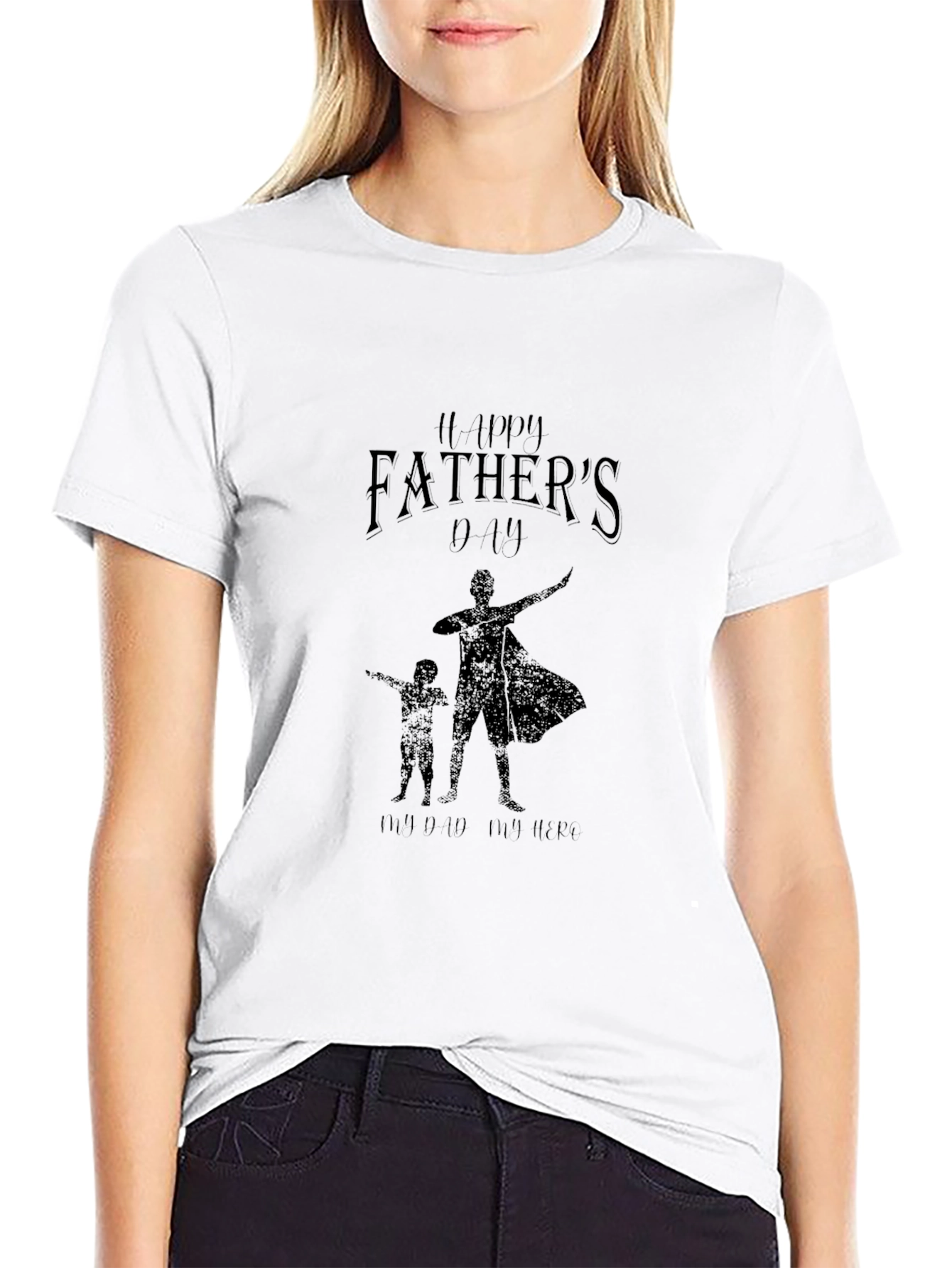 Happy Fathers Day T-Shirt Super Dad