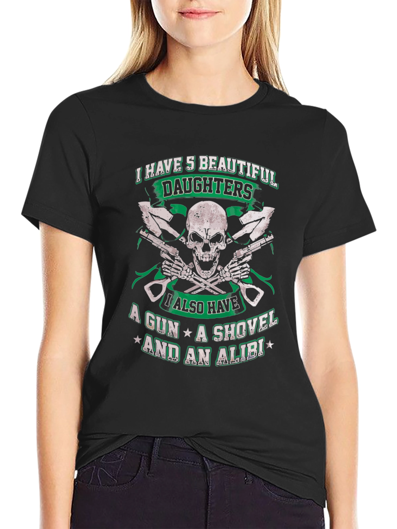 I Have 5 Beautiful Daughters T-Shirt