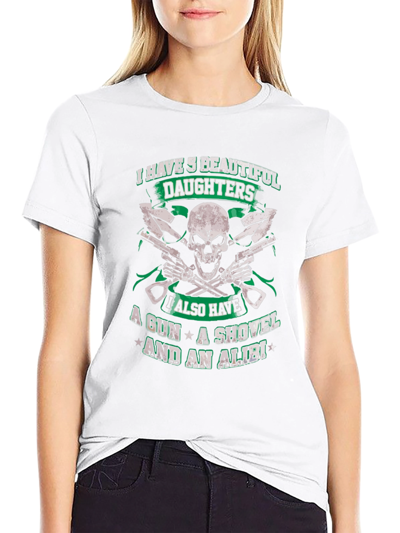 I Have 5 Beautiful Daughters T-Shirt
